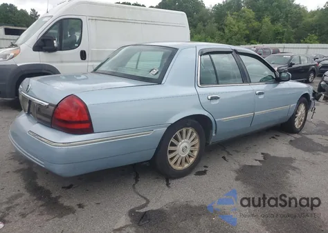 2003 Mercury Grand Marquis Ls из США, поврежденный, VIN 2MEFM75W03X614927